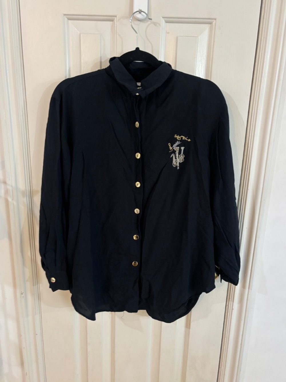 Vintage western "swing time " button up shirt * accepting offers